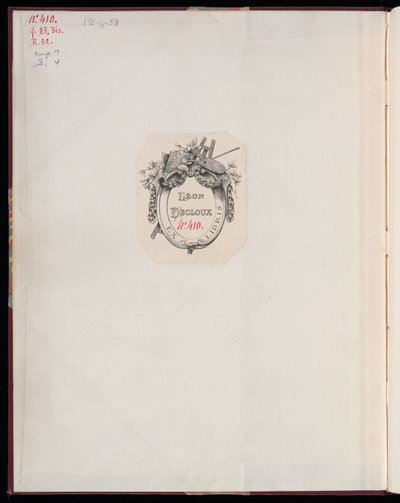 Album, Livre de trophée von Francois Antoine Aveline